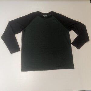 Orvis Size Large Green and Dark Gray Sweatshirt